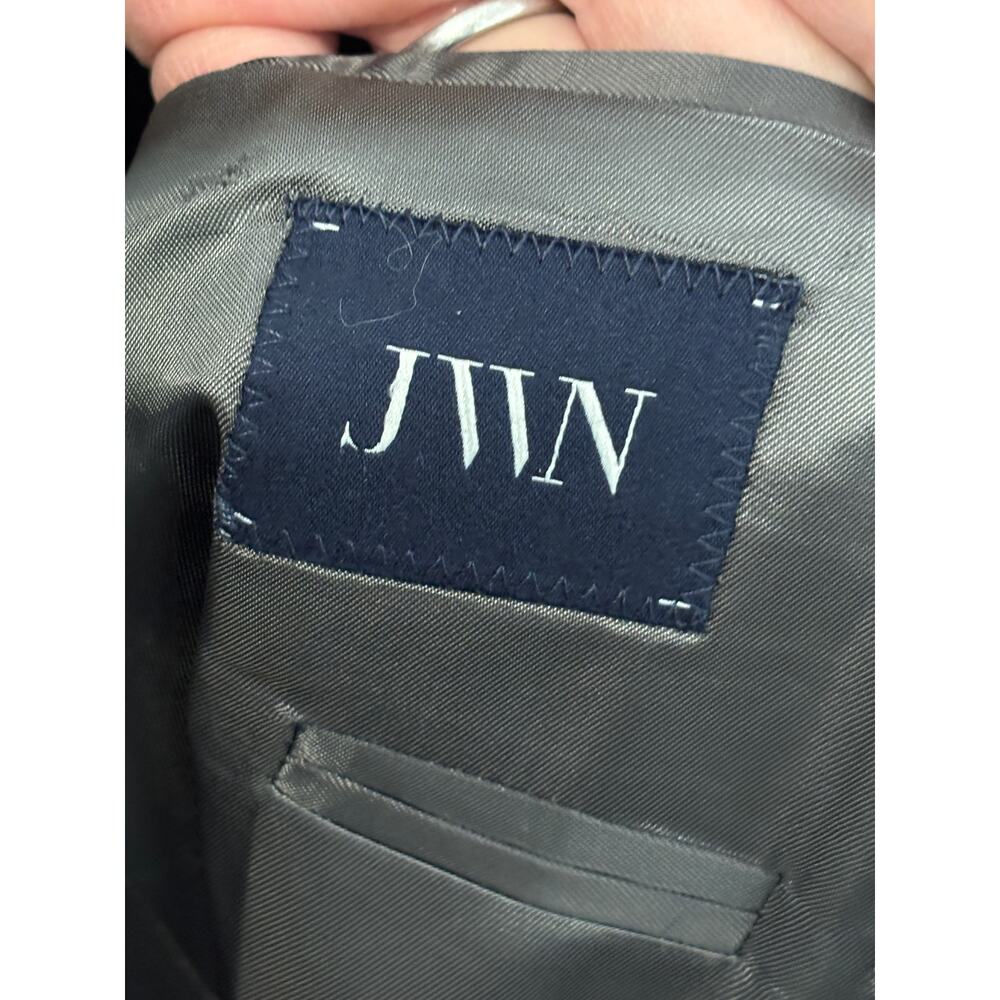 JWN Nordstrom Plaid 100% Wool Jacket Blazer Sport Coat 42L Made in Italy Brown - Picture 3 of 5